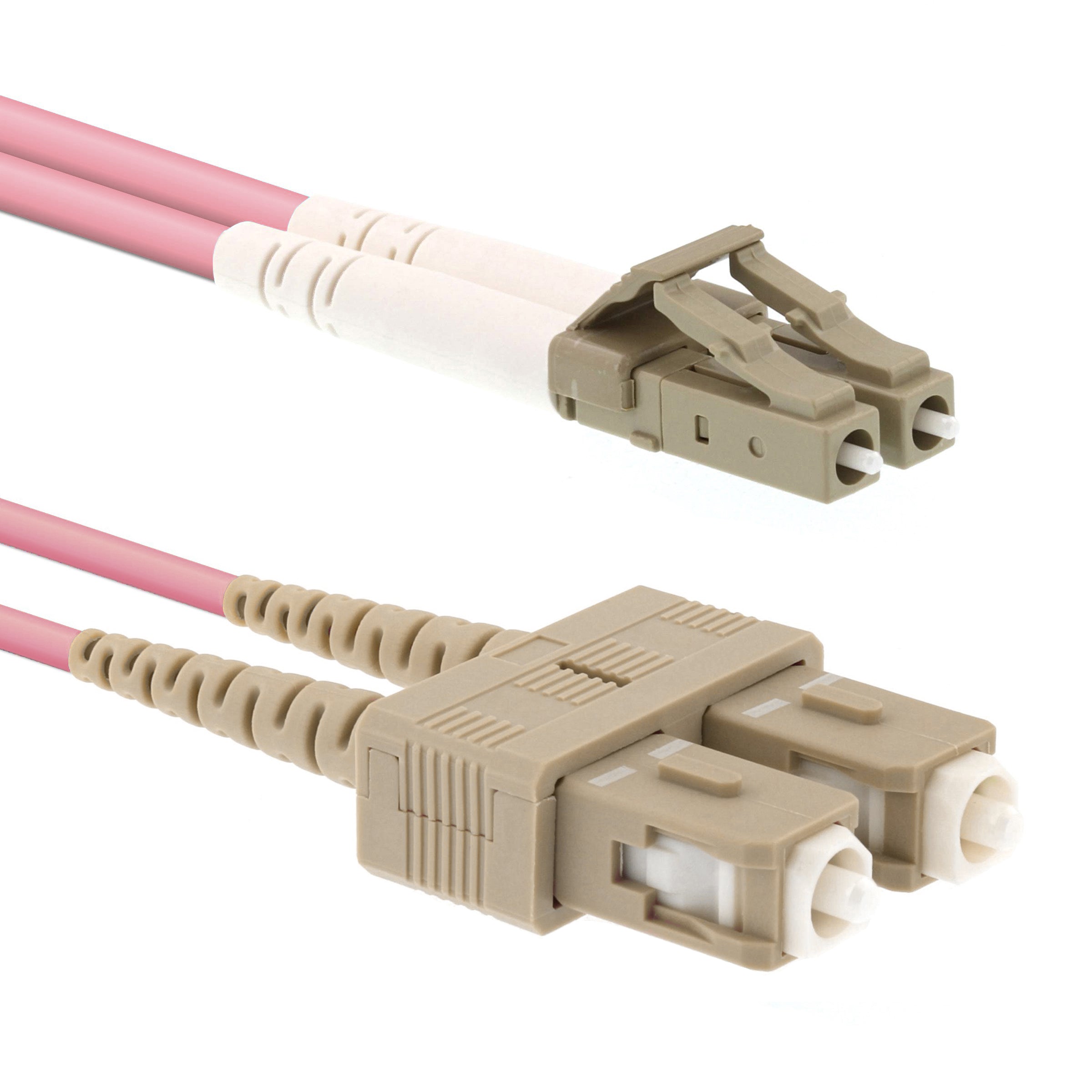 CCD LC-SC Singlemode OS2 Duplex Fibre Optic Patch Cable