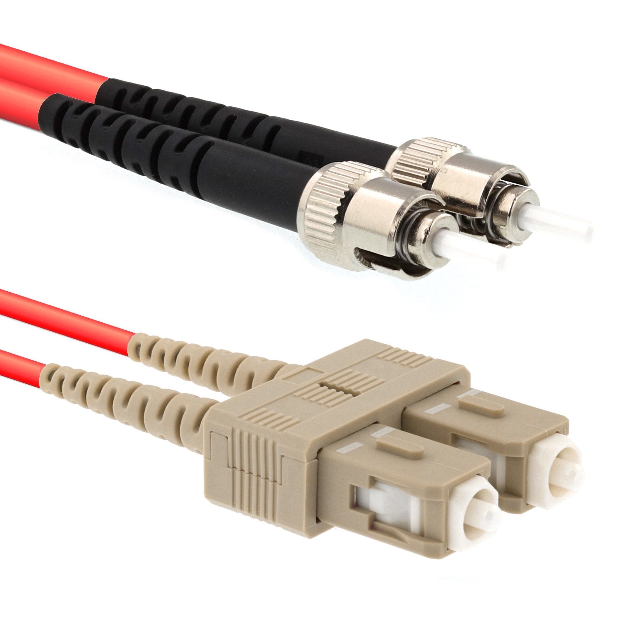CCD SC - ST Singlemode OS2 Duplex Fibre Optic Patch Cable - CCD Networking