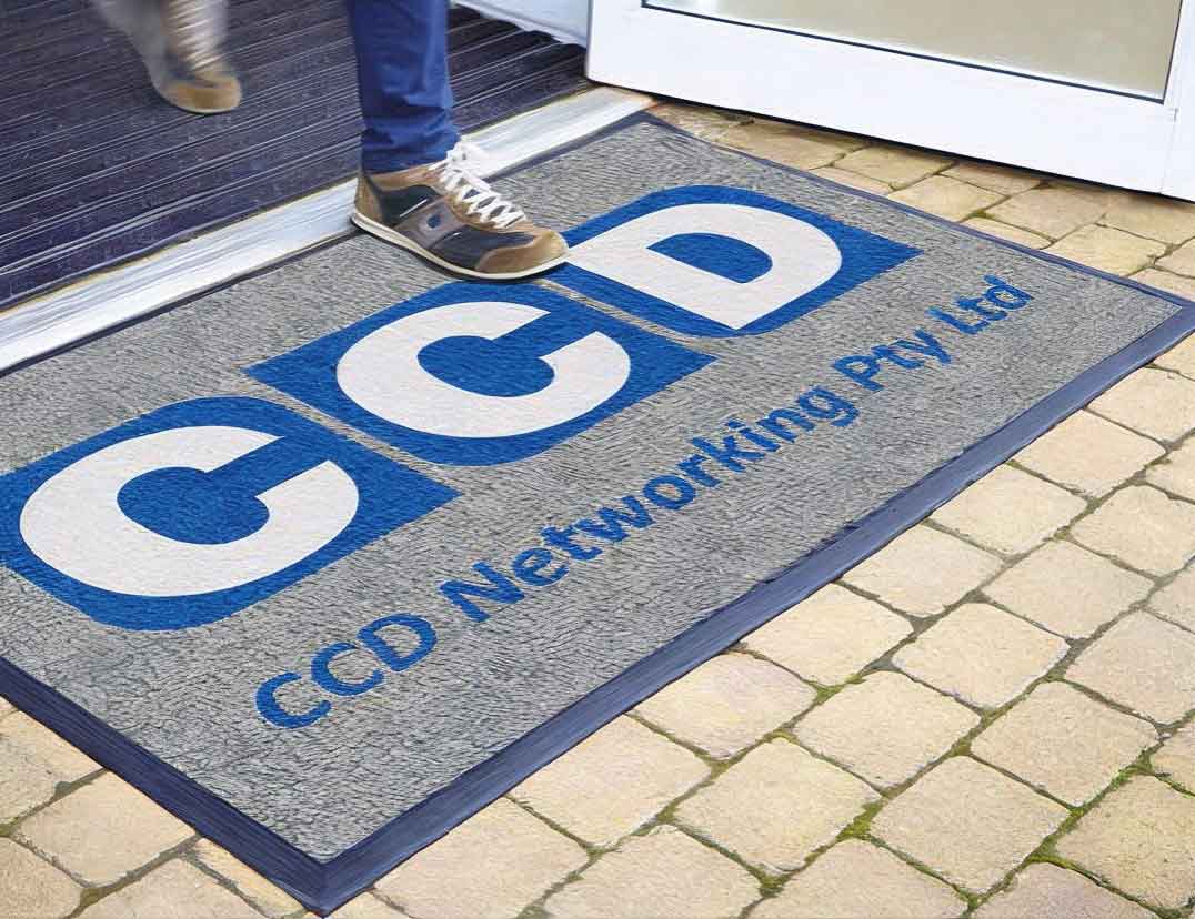 CCD Networking Logo Door Mat