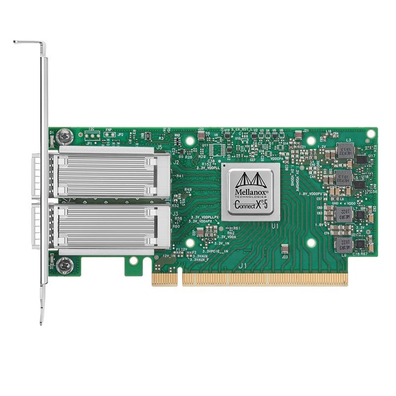 NVIDIA Mellanox ConnectX® - 5 Dual - Port QSFP28 PCIe3.0 x16 Network Interface Card (MCX516A - CCAT) - CCD Networking