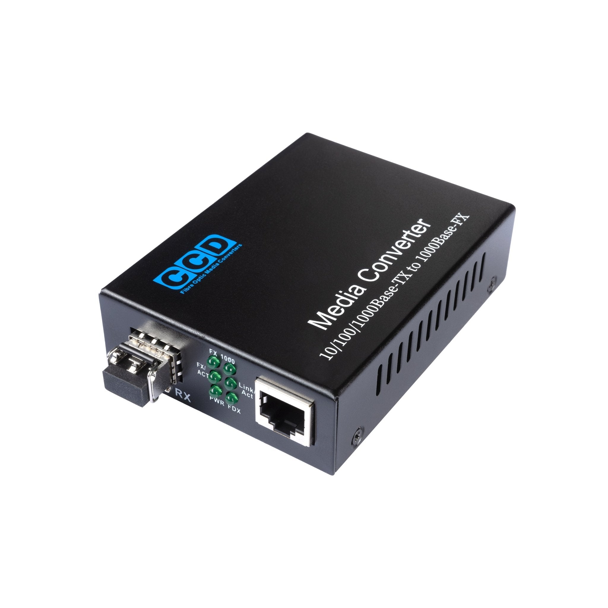 CCD - 7100 Fibre Optic Gigabit Media Converter - CCD Networking