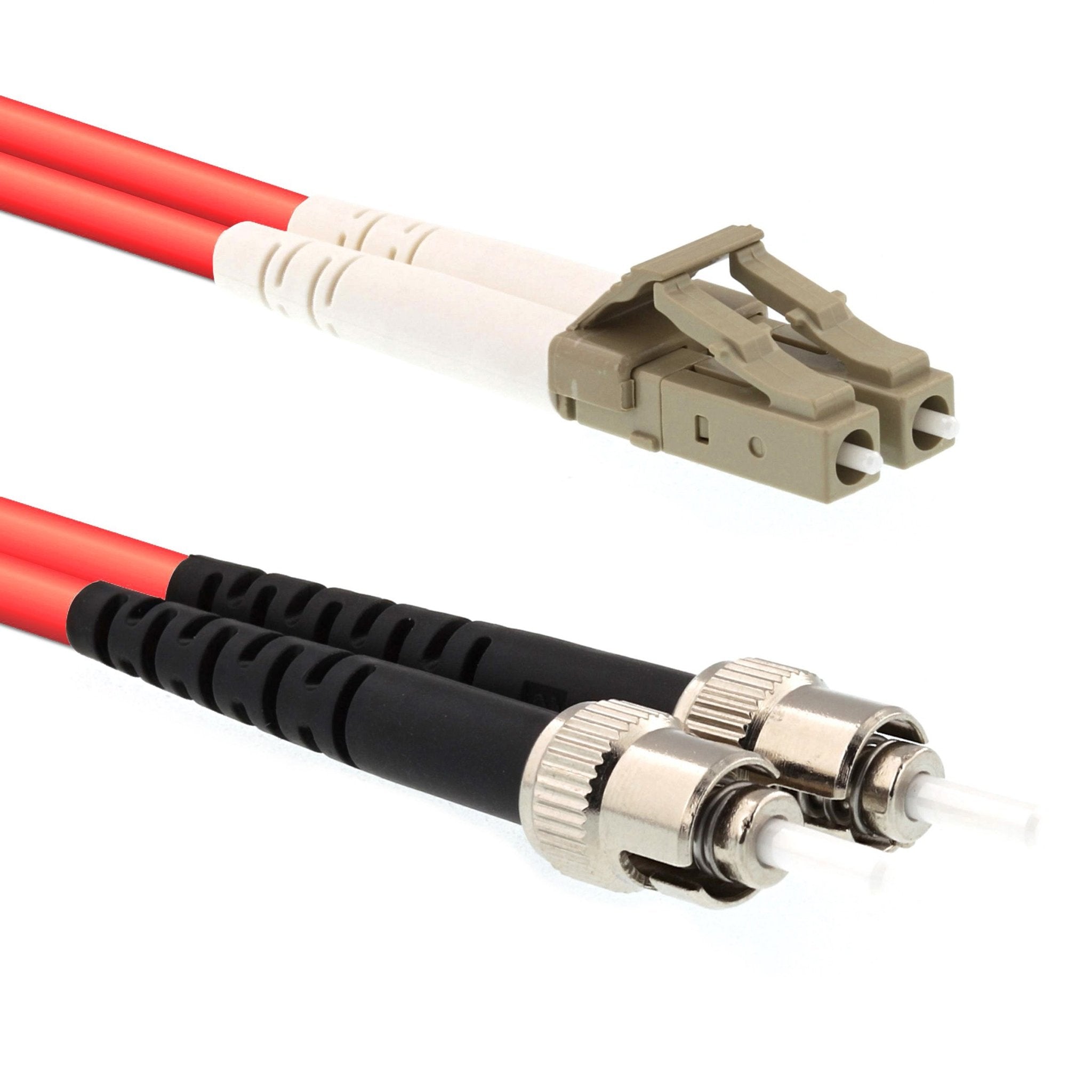 CCD LC - ST Singlemode OS2 Duplex Fibre Optic Patch Cable - CCD Networking