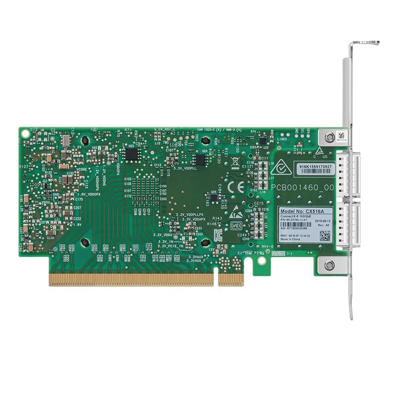 NVIDIA Mellanox ConnectX® - 5 Dual - Port QSFP28 PCIe3.0 x16 Network Interface Card (MCX516A - CCAT) - CCD Networking
